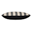 Crosby St. Black & Yellow Stripe Lumbar Outdoor Throw Pillow, 14x24