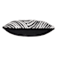 Crosby St. Black & White Waves Woven Outdoor Throw Pillow, 18"