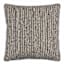 Crosby St. Black Solid Woven Outdoor Throw Pillow, 18"
