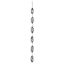 Black Spirals Rain Chain, 57"