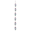 Rainbow Spirals Rain Chain, 57"