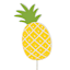 Oh Joy! Pineapple Yard Pick, 14"