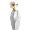 Remi White Ceramic Vase, 14"