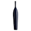 Navy Blue Ceramic Floor Vase, 37"