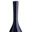 Navy Blue Ceramic Floor Vase, 37"