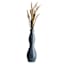 Blue Variable Glaze Ceramic Floor Vase, 31"