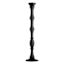 Large Black Wooden Oversized Candle Holder, 36"