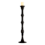 Large Black Wooden Oversized Candle Holder, 36"