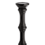Large Black Wooden Oversized Candle Holder, 36"