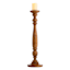 Honeybloom Brown Wooden Oversized Candle Holder, 30"