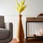 Oversized Hourglass Rattan Vase, 34"
