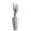 Blue Porcelain Wave Opening Oversized Vase, 28"