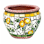 Lemon Mosaic Outdoor Planter, Small