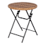 Found & Fable Wicker Top Folding Patio Table, Natural