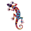 Metal Talavera Gecko Outdoor Wall Decor, 28"