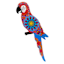 Metal Talavera Parrot Outdoor Wall Decor, 28"