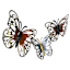 Metal Bronzed Butterfly Trio Wall Decor, 31"