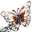 Metal Bronzed Butterfly Trio Wall Decor, 31"
