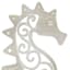 Wood Scrolled Seahorse Wall Decor, 24"