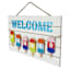 Welcome Summer Popsicles Wooden Outdoor Wall Decor, 16"