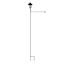 Solar Flag Holder Stake with Solar Light