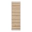 Tao Ivory Jute with Fringe Runner, 2x6