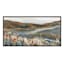 Copper Sunset Textured Canvas Wall Art, 49x25