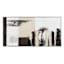 Crosby St. Abstract Oil Painting With Black & Silver Frame, 28x56