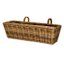 Polyrattan Outdoor Hanging Basket with Liner, Large