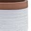 Honeybloom White Calista Ceramic Outdoor Planter, Large