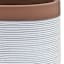 Honeybloom White Calista Ceramic Outdoor Planter, Small