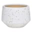 Indoor White Lava Reactive Ceramic Planter, Small
