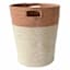 Round Fabric Laundry Hamper, Orange