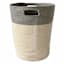 Round Fabric Laundry Hamper, Blue