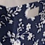 Blue Dark Floral Fabric Modular Storage Cube, 10.5"