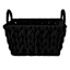 Crosby St. Chunky Rectangle Fabric Storage Basket with Handle, Medium