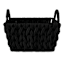Crosby St. Chunky Rectangle Fabric Storage Basket with Handle, Medium