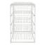 4-Drawer Metal Organizer, White
