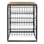 3-Drawer Metal Organizer, Black