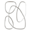 Crosby St. Silver Metal Wall Decor, 23x31