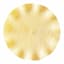 Lemonade Yellow Victorian Ruffled Round Placemat, 15"