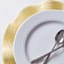 Lemonade Yellow Victorian Ruffled Round Placemat, 15"