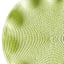 Lily Green Victorian Ruffled Round Placemat, 15"