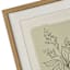 Glass Framed Leaves Print Wall Art, 16x20