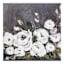Black & White Floral Canvas Wall Art, 30"