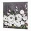 Black & White Floral Canvas Wall Art, 30"