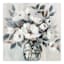White Floral Vase Wall Art, 24"