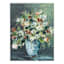 Green Floral Canvas Wall Art, 24x32