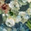Green Floral Canvas Wall Art, 24x32
