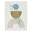 Boho Abstract Canvas Wall Art, 12x16